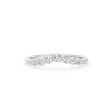 Tiara diamond wedding ring