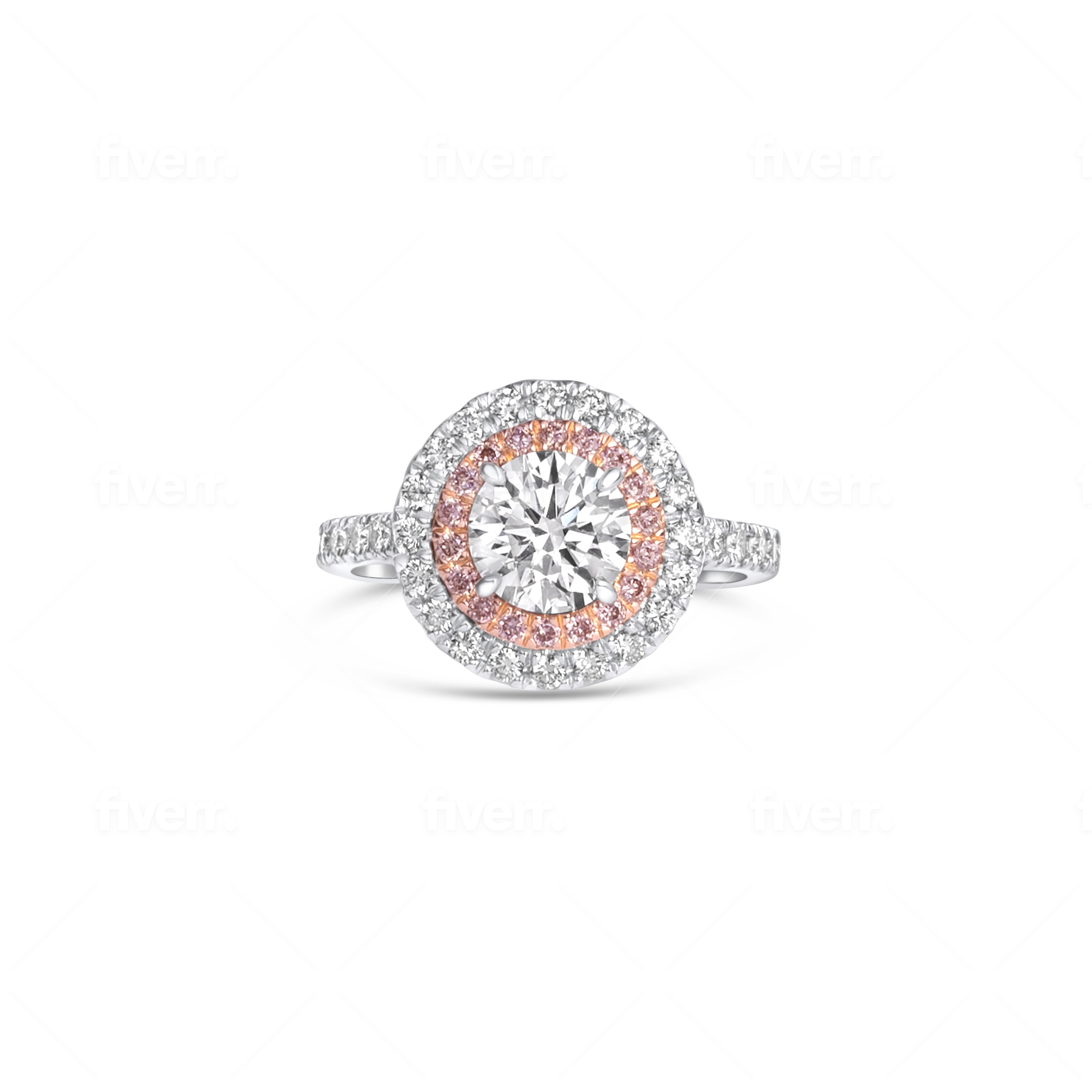 Pink Diamond Ring