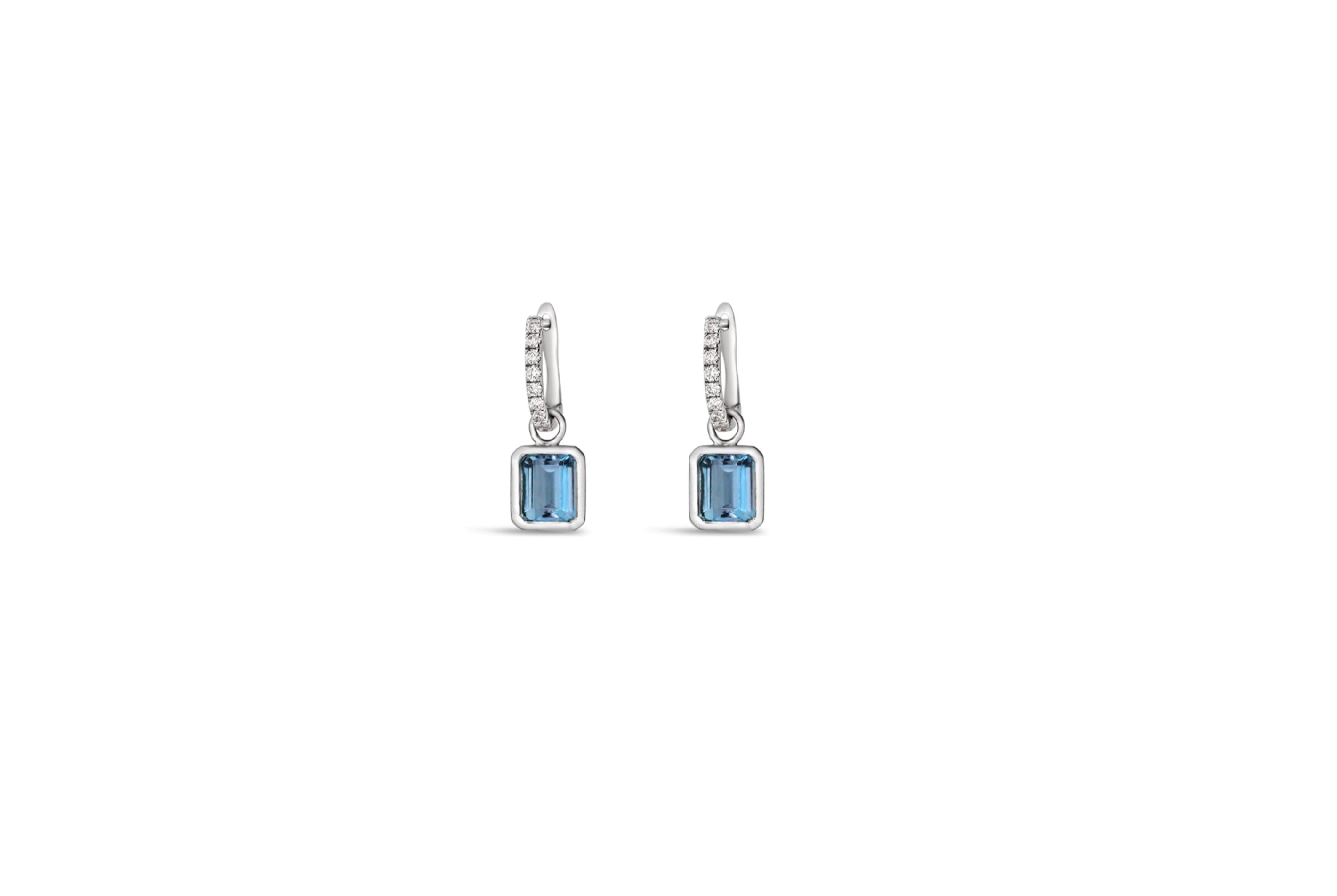 Aqua Earrings