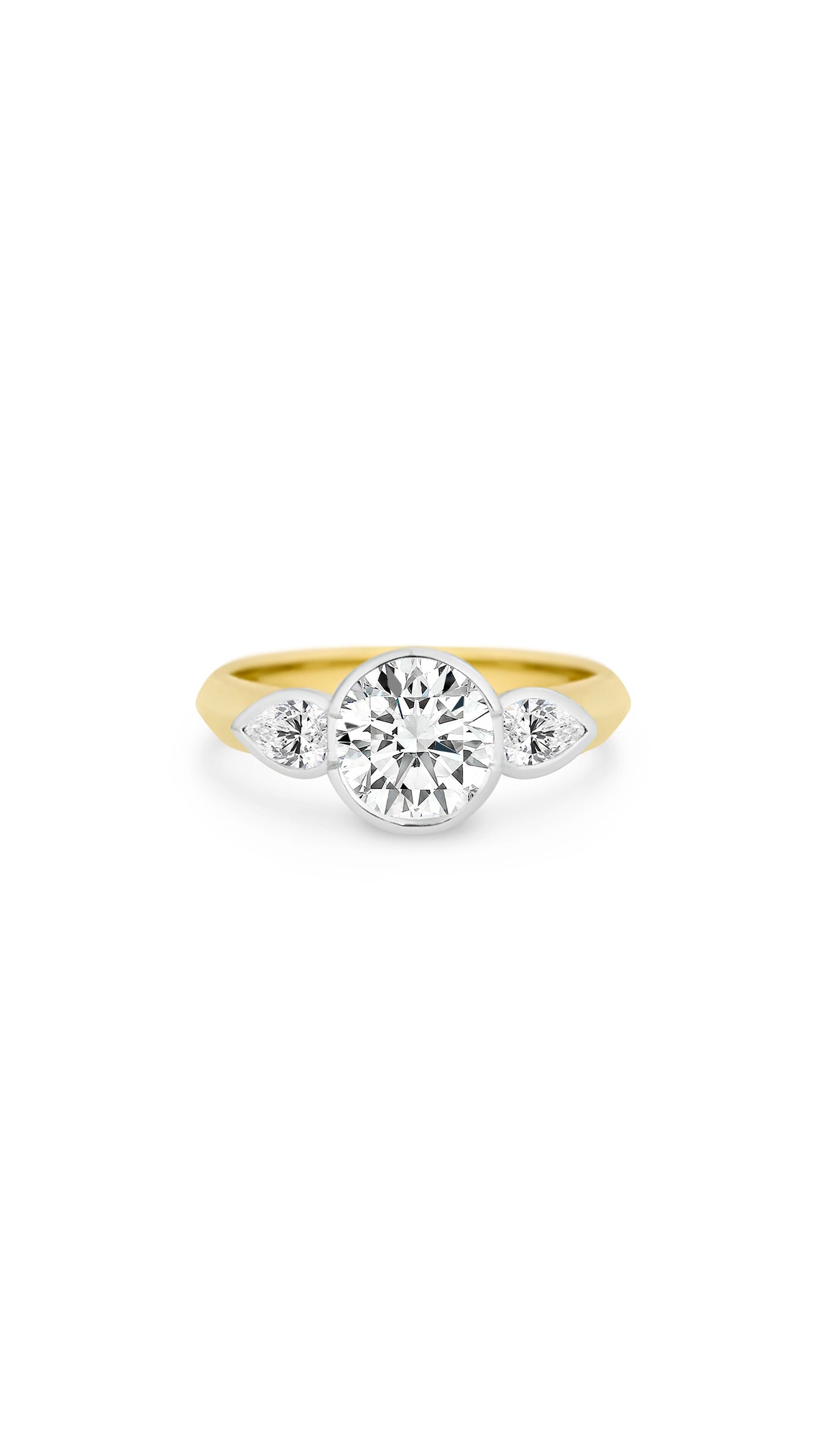 Silver Gold Coast Ring