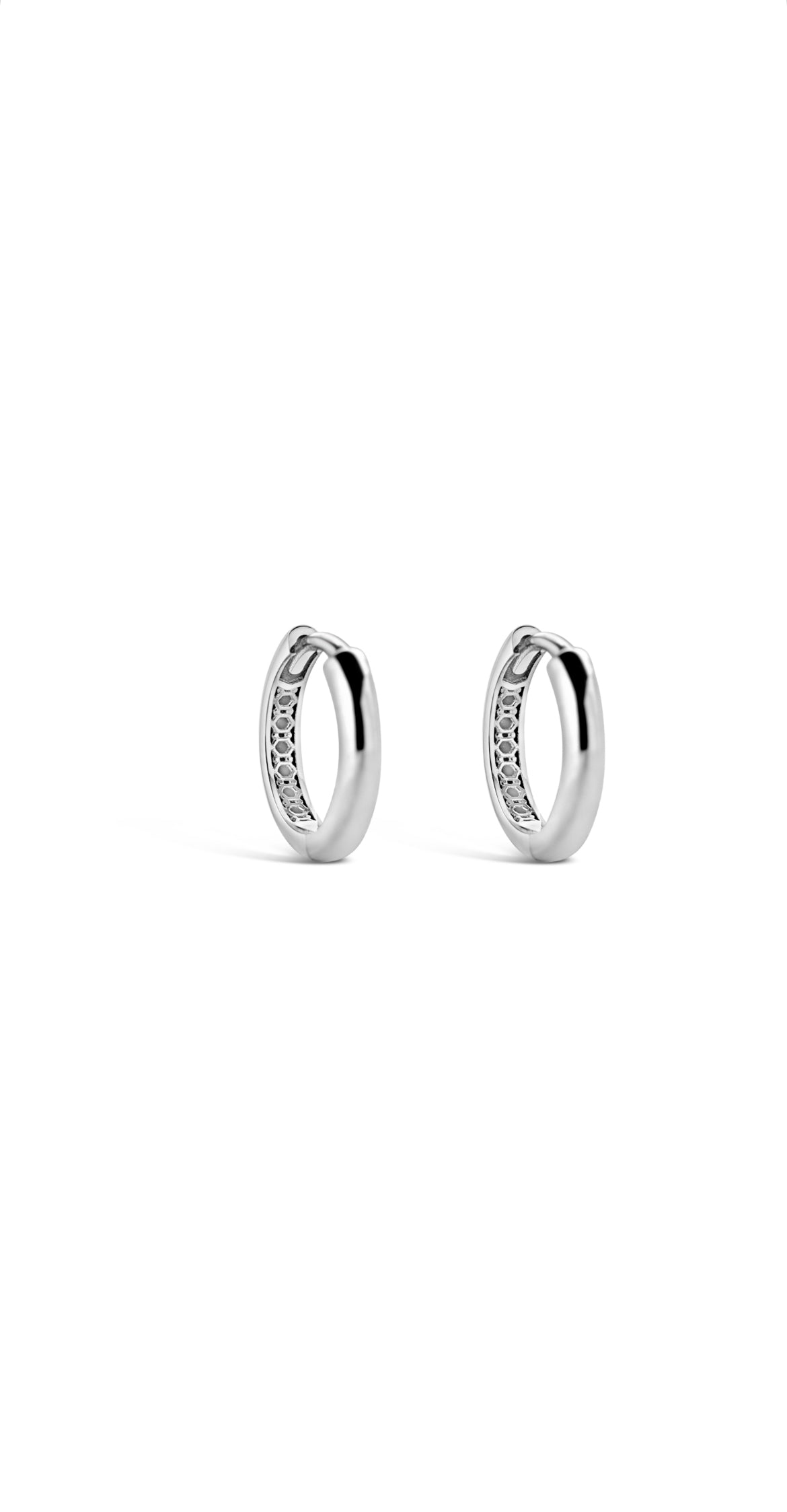 Plain Huggie Hoops