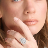 Diamond Cluster ring