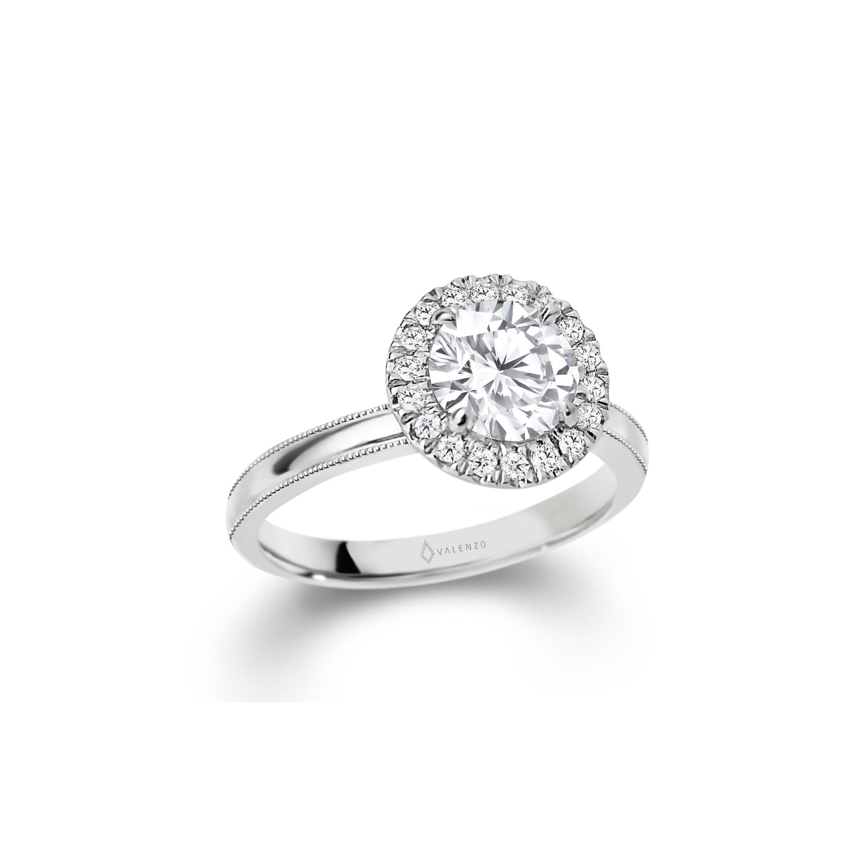 Round Halo Ring