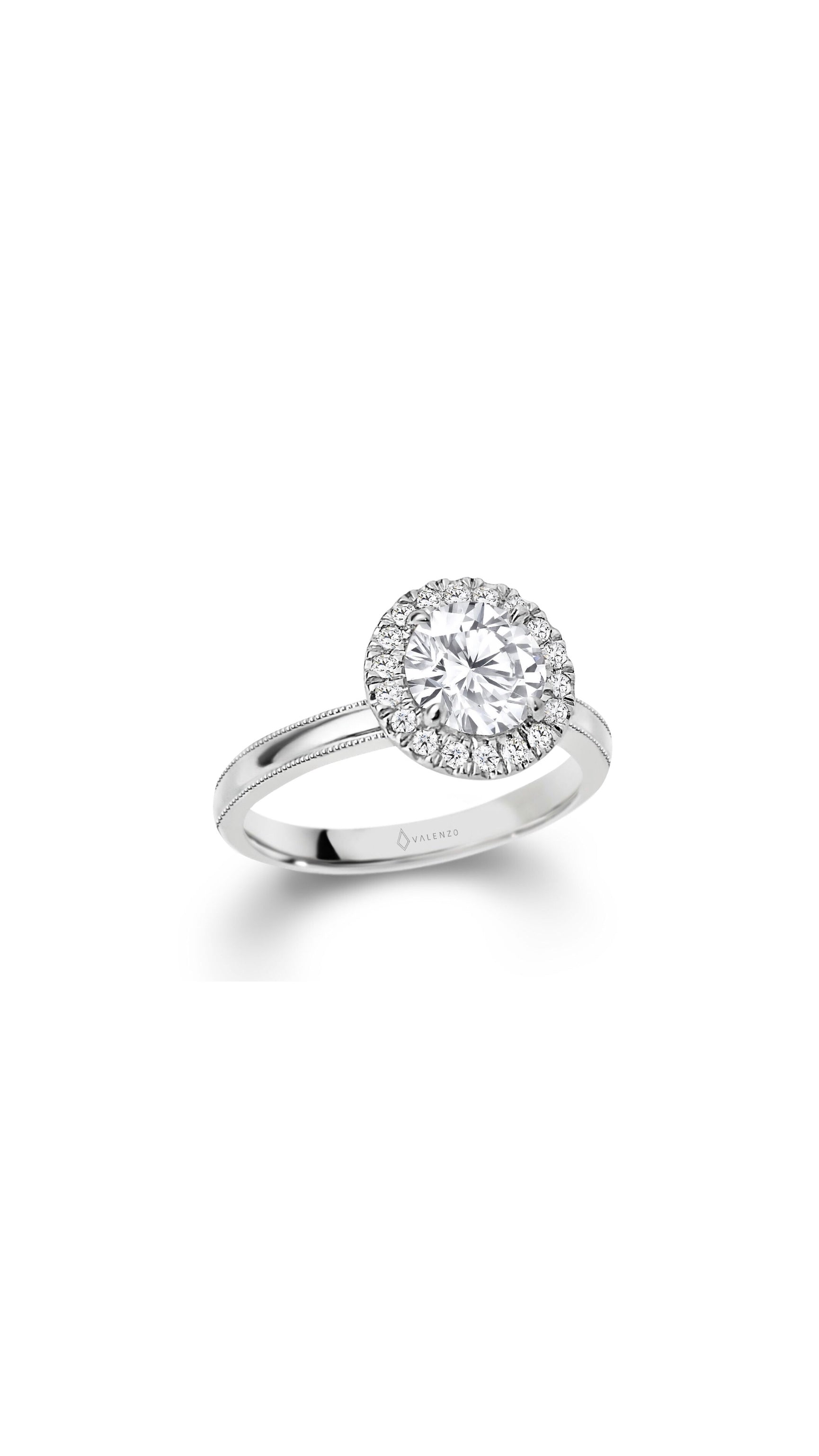 Round Halo Ring